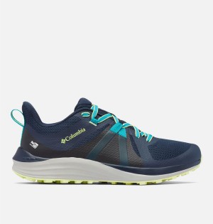 Navy Men's Columbia Escape Pursuit Outdry Sneakers | LJYVA-2891