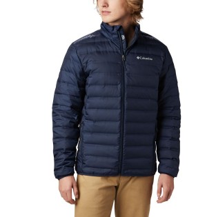 Navy Men's Columbia Lake 22 Insulated Puffer Jacket | FYNWM-4872