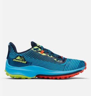 Navy Men's Columbia Montrail Trinity AG Trail Running Sneakers | ETZXM-0152