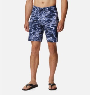 Navy Men's Columbia PFG Offshore II Board Shorts | APVGT-9107