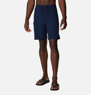 Navy Men's Columbia PFG Terminal Tackle Board Shorts | ESRTB-7285