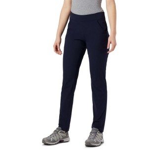 Navy Women's Columbia Anytime Casual Pull On Pants | QTIHR-1895