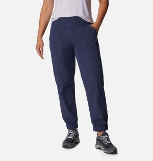 Navy Women's Columbia Boundless Trek Joggers Pants | TOBLC-0924