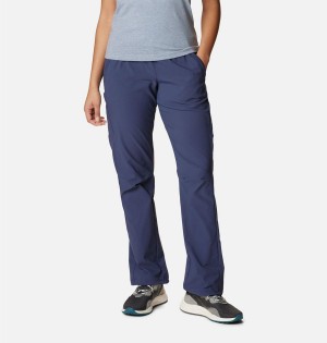 Navy Women's Columbia Leslie Falls Pants | IPVDY-2496