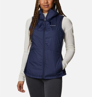 Navy Women's Columbia Mix It Around II Vest | ZHDJS-3652