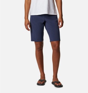 Navy Women's Columbia Pleasant Creek Board Shorts | BWADR-0384