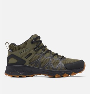 Olive Men's Columbia Peakfreak II Mid OutDry Boot Hiking Shoes | OXAZY-8274