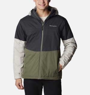 Olive Men's Columbia Point Park Insulated Puffer Jacket | CBYLI-9286