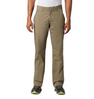 Olive Men's Columbia Washed Out Pants | QEINS-9564