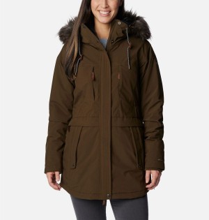 Olive Women's Columbia Payton Pass Insulated Coats | DPMNJ-4968