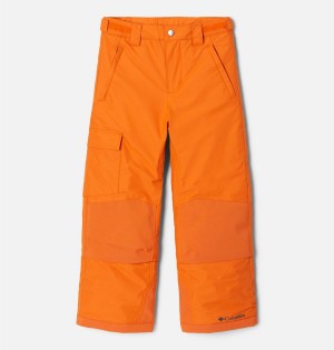 Orange Kids' Columbia Bugaboo II Insulated Ski Pants | GEBXM-5489