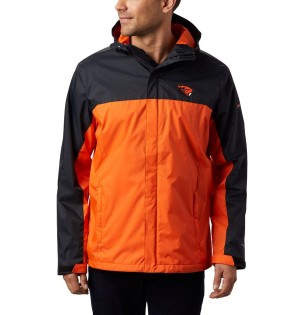 Orange Men's Columbia Collegiate Glennaker Storm - Oregon State Rain Jacket | QOXMK-0641