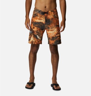 Orange Men's Columbia PFG Offshore II Board Shorts | RUTWG-8067