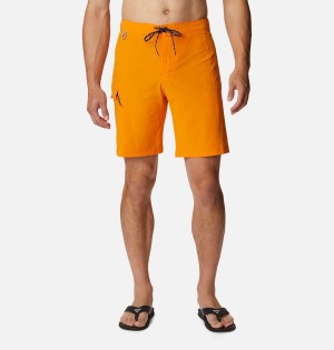 Orange Men's Columbia PFG Terminal Tackle Board Shorts | AGFTR-6853