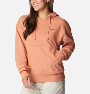 Orange Women's Columbia Break It Down Hoodie | NHVYE-0172