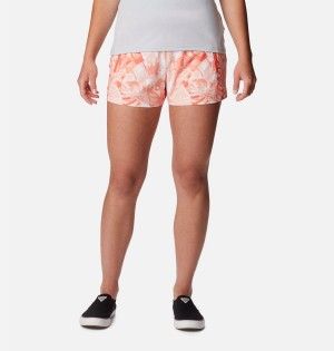 Orange Women's Columbia PFG Tidal II Shorts | GVDCB-0927