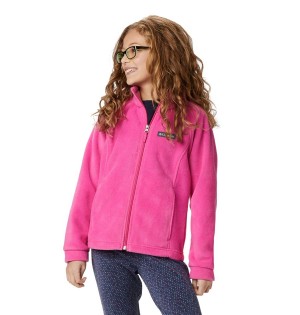 Pink Kids' Columbia Benton Springs Fleece Jacket | SNHVC-7284