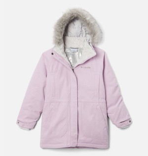 Pink Kids' Columbia Boundary Bay Down Parka Jacket | VXIYH-2390