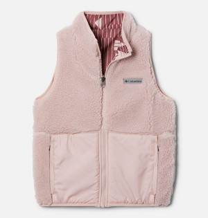 Pink Kids' Columbia Hakatai Reversible Vest | SIAHM-2853