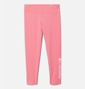 Pink Kids' Columbia Hike Leggings Pants | CHJBY-8546