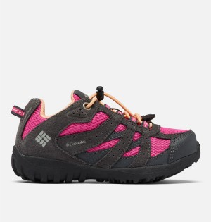 Pink Kids' Columbia Redmond Waterproof Sneakers | HQLIC-3806