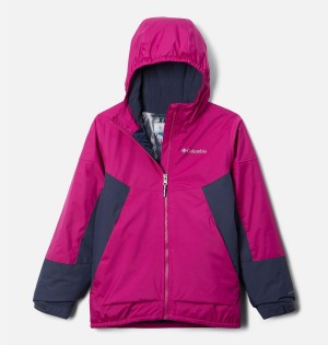 Pink Kids' Columbia Snow Problem Jacket | ZYPNB-9438