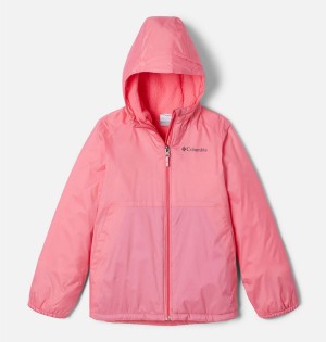 Pink Kids' Columbia Switchback Sherpa Lined Jacket | YNXIU-0631