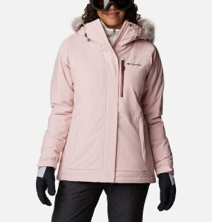 Pink Women's Columbia Ava Alpine Insulated Ski Jacket | FCLWA-6821