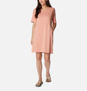 Pink Women's Columbia Coral Ridge Dress | DNMUK-4310