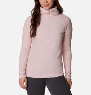 Pink Women's Columbia Glacial IV Half Zip Fleece Pullover | DUZAQ-3068