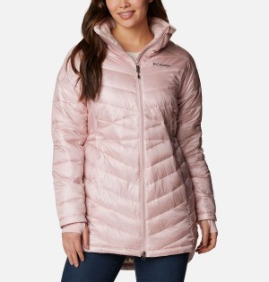 Pink Women's Columbia Joy Peak Mid Puffer Jacket | GENIL-1630