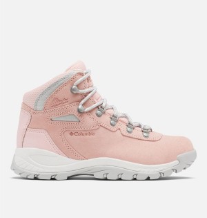 Pink Women's Columbia Newton Ridge Plus Waterproof Amped Boot Hiking Shoes | WPUAX-8497