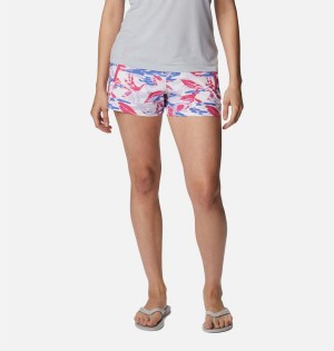 Pink Women's Columbia PFG Tidal II Shorts | YUKRM-7682