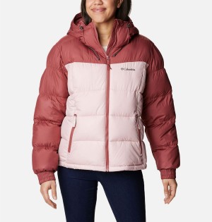 Pink Women's Columbia Pike Lake II Insulated Puffer Jacket | NWUOE-2179