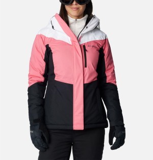 Pink Women's Columbia Rosie Run Insulated Ski Jacket | YUQAF-9621