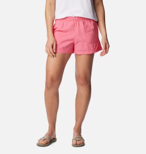 Pink Women's Columbia Sandy River Shorts | ECDUA-1079