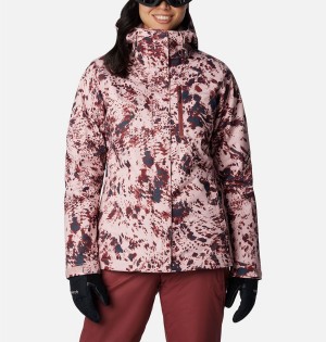 Pink Women's Columbia Whirlibird IV Interchange Ski Jacket | AOGPC-3096