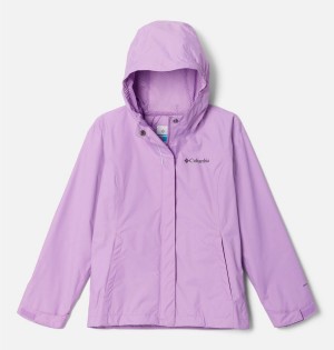 Purple Kids' Columbia Arcadia Rain Jacket | FEDSU-3468