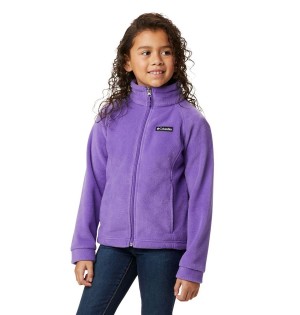 Purple Kids' Columbia Benton Springs Fleece Jacket | LDZKQ-5467