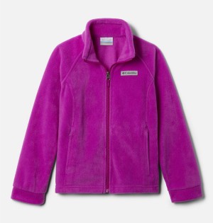 Purple Kids' Columbia Benton Springs Fleece Jacket | FPNIZ-4302