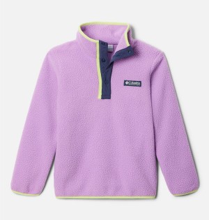 Purple Kids' Columbia Helvetia Half Snap Pullover Fleece | VEIFA-4217