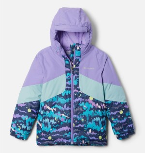 Purple Kids' Columbia Horizon Ride II Jacket | MQPUC-4087