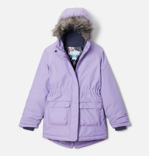 Purple Kids' Columbia Nordic Strider Jacket | CDOPR-4098