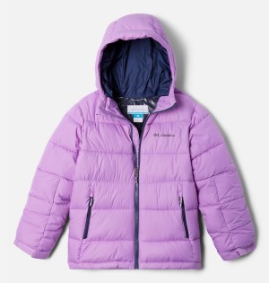 Purple Kids' Columbia Pike Lake II Hooded Jacket | IOXPN-7861