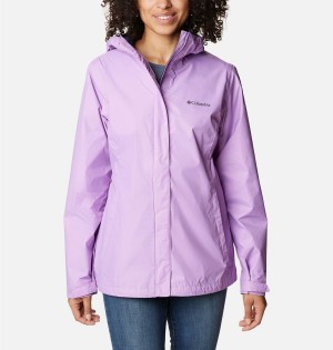 Purple Women's Columbia Arcadia II Rain Jacket | TXHCG-9710