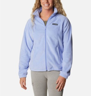 Purple Women's Columbia Benton Springs Full Zip Fleece Jacket | VNZOK-5361