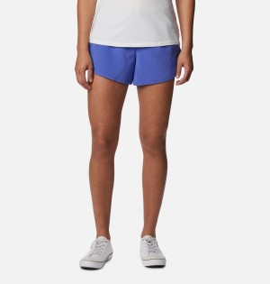 Purple Women's Columbia Bogata Bay Stretch Shorts | ZSKJN-8709