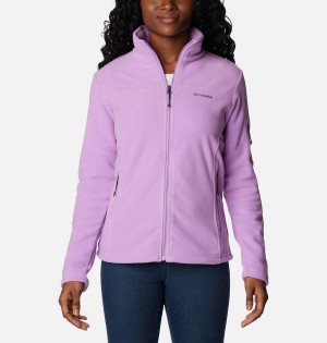 Purple Women's Columbia Fast Trek II Fleece Jacket | SBQHZ-6253