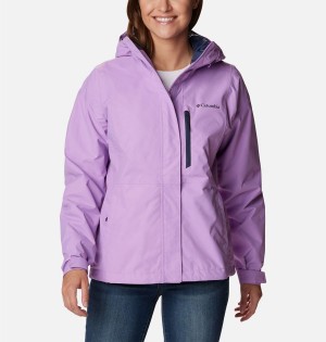 Purple Women's Columbia Hikebound Rain Jacket | UGOTL-8091