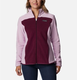 Purple Women's Columbia Overlook Trail Full Zip Fleece Jacket | BMRUJ-1497